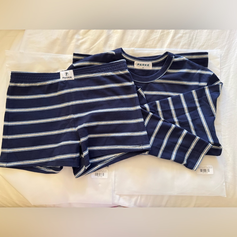 Parke x Maggie & Emma shorts and top set
